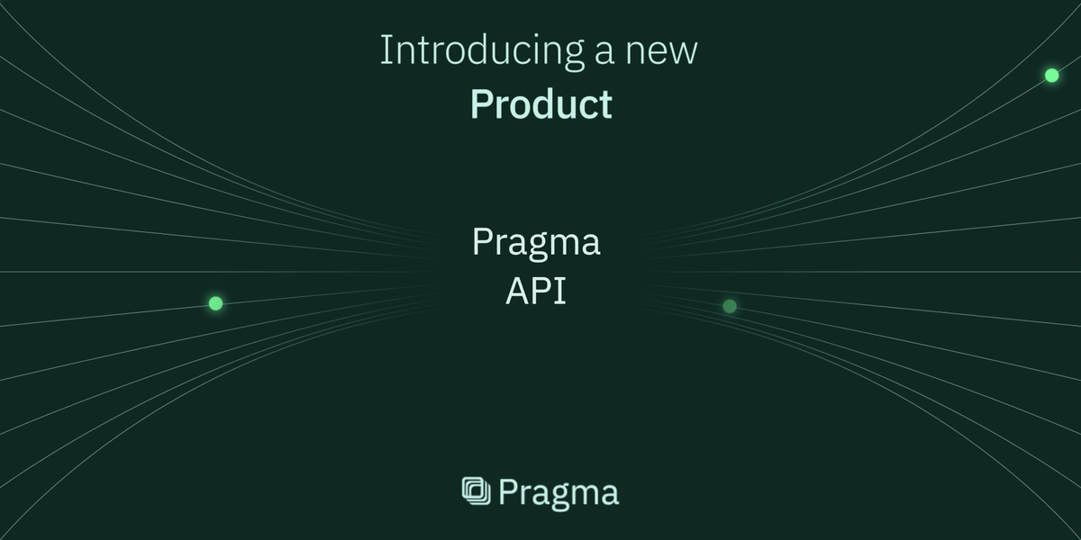 Pragma Empowers Starknet Sequencer with the Launch of the API