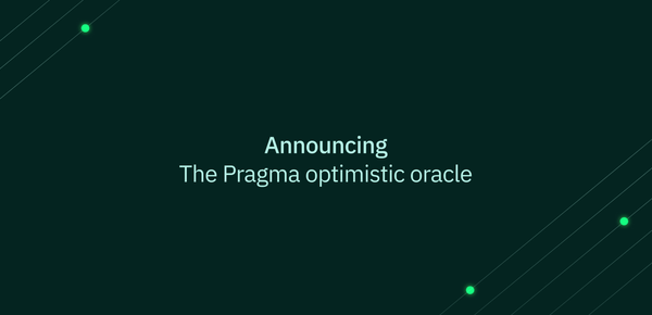 Announcing the Pragma Optimistic Oracle